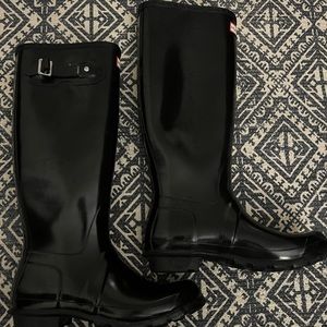 BLACK HUNTER RAINBOOTS